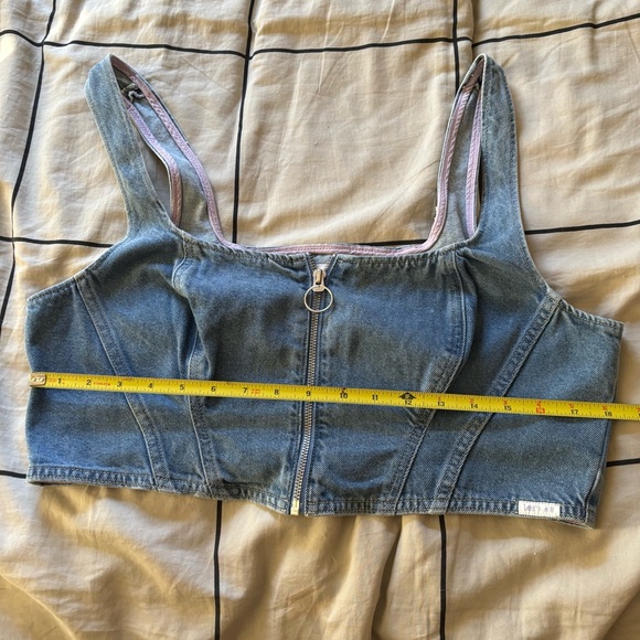 Lee x H&M Denim Zip Top - Picture 5 of 8